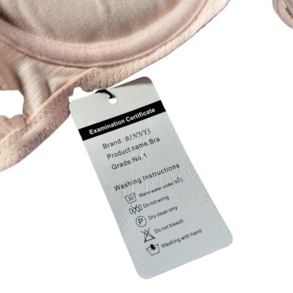 3/$20 38B Push-up Bra Premium Quality Padded Underwire Convertible Beige NWT - Picture 8 of 12
